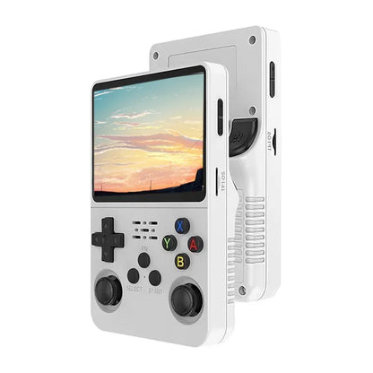 New Retro R36S Handheld Video Game Console 3.5 Inch IPS Screen 64GB Preloaded Games Portable Pocket Player with Linux System