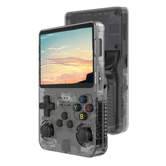 New Retro R36S Handheld Video Game Console 3.5 Inch IPS Screen 64GB Preloaded Games Portable Pocket Player with Linux System