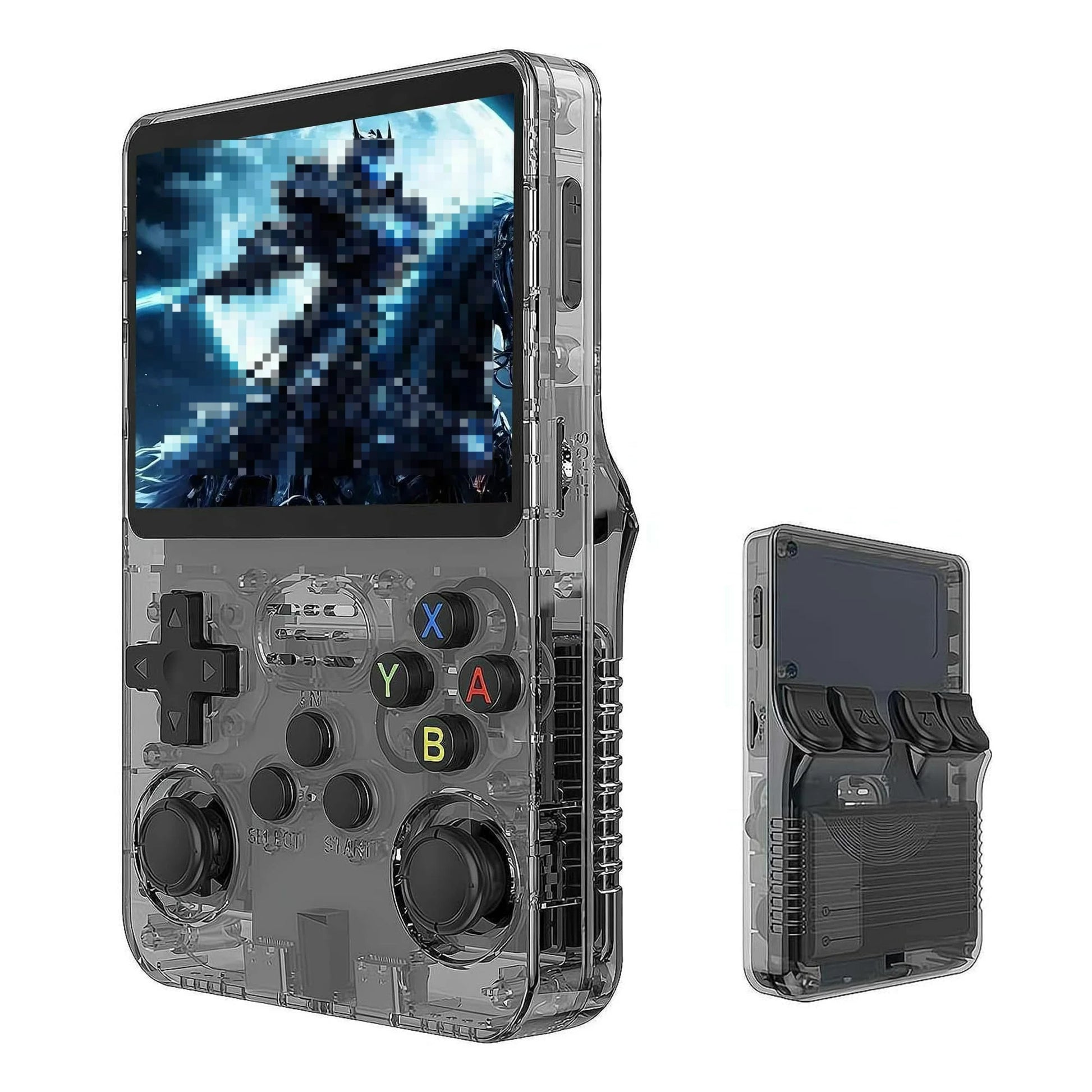 New Retro R36S Handheld Video Game Console 3.5 Inch IPS Screen 64GB Preloaded Games Portable Pocket Player with Linux System